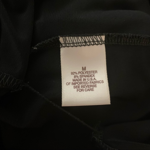 Arden B Lil Black Long Sleeve Cocktail Dress Size M - Picture 3 of 5